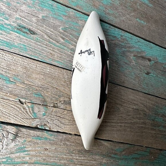 VTG Navajo Pottery Canoe‎ Boat Ceramic Figurine Native American Signed 9" - Picture 4 of 11